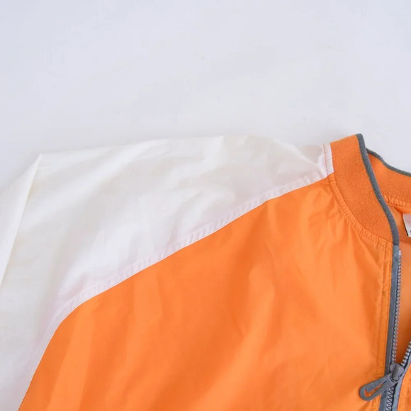Vintage 90S Nike Rare Red Check Orange And White Half Zip Nylon Pull Over Jacket - Picture 14 of 14